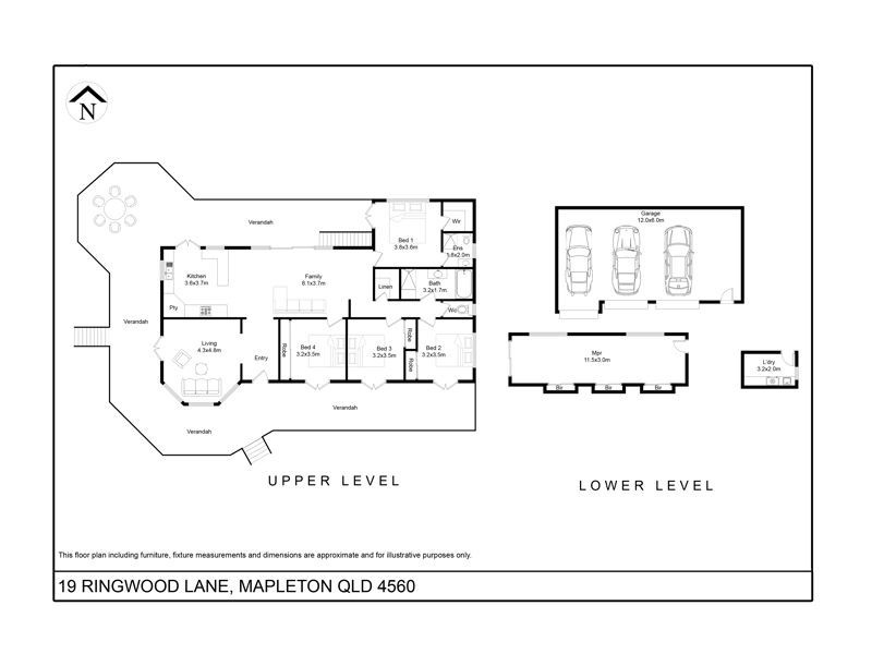 19 Ringwood Lane, Mapleton QLD 4560 Floorplan