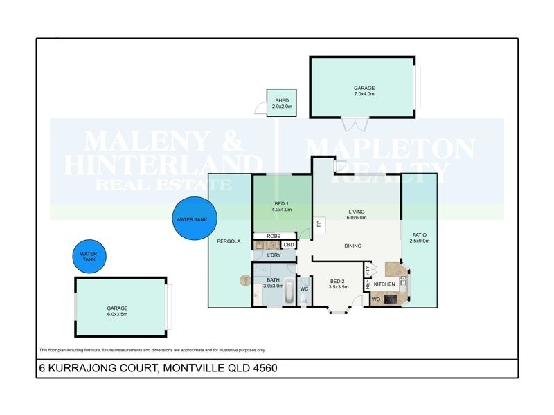 6 Kurrajong Court, Montville QLD 4560 Floorplan