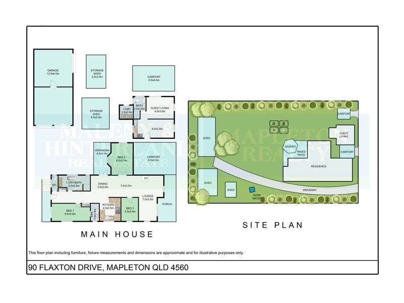 90 Flaxton Drive, Mapleton QLD 4560 Floorplan