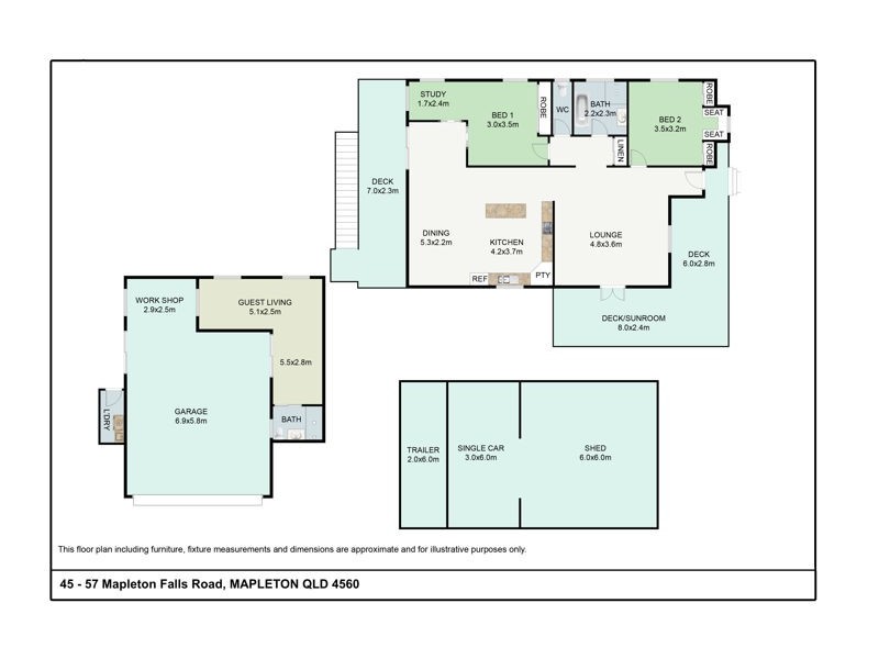 45-57 Mapleton Falls Road, Mapleton QLD 4560 Floorplan