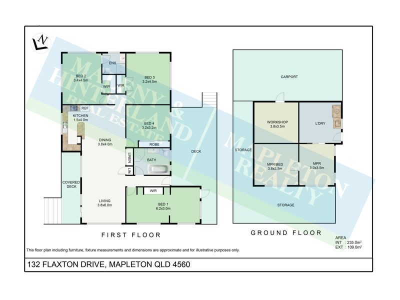 132 Flaxton Drive, Mapleton QLD 4560 Floorplan