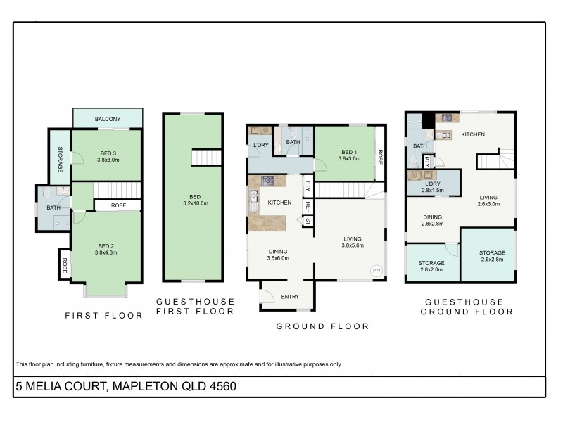 5 Melia Court, Mapleton QLD 4560 Floorplan