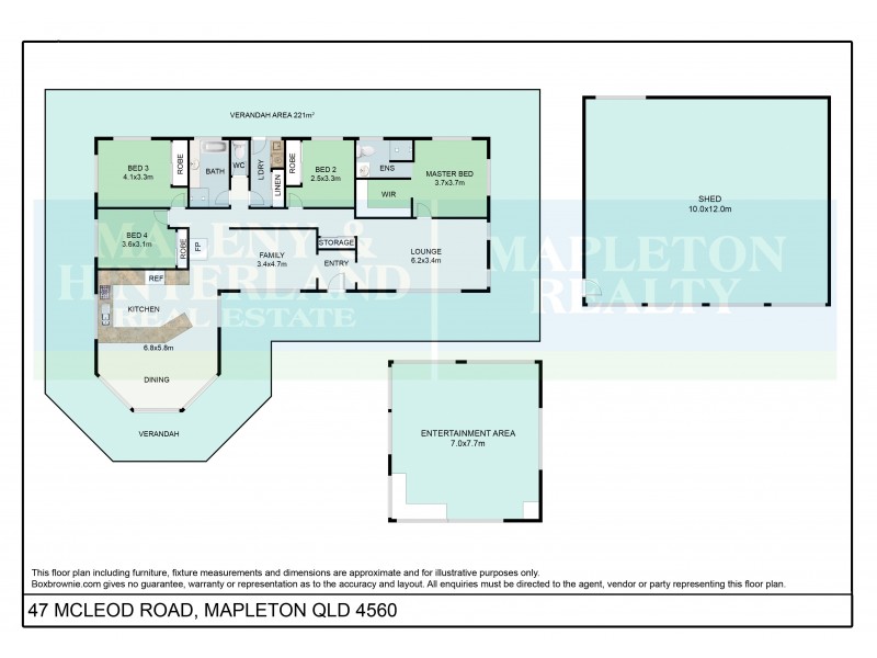 47 McLeod Road, Mapleton QLD 4560 Floorplan