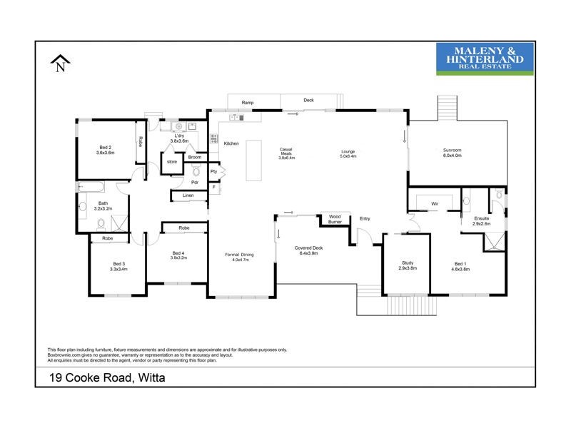 19 Cooke Road, Witta QLD 4552 Floorplan