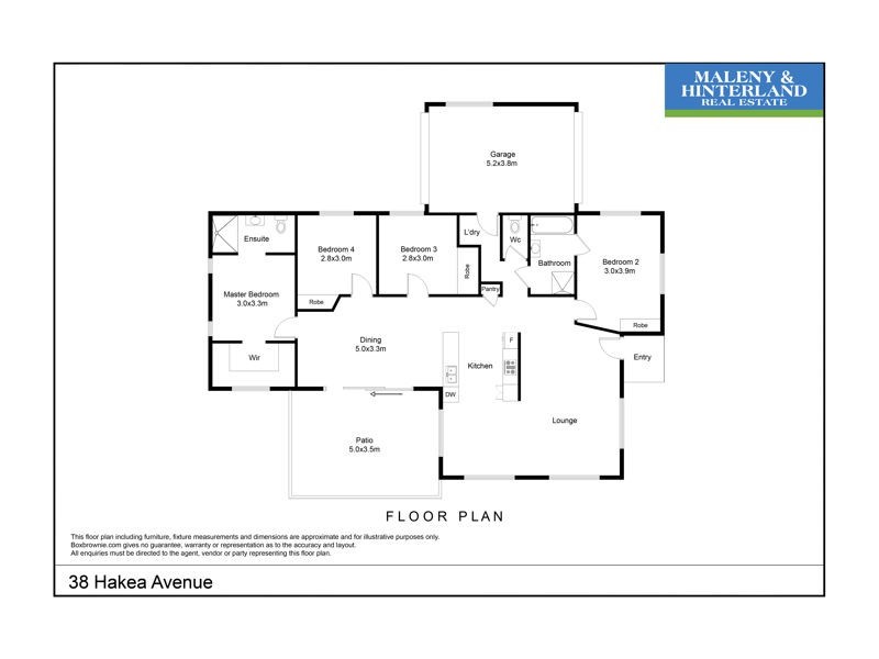 38 Hakea Avenue, Maleny QLD 4552 Floorplan