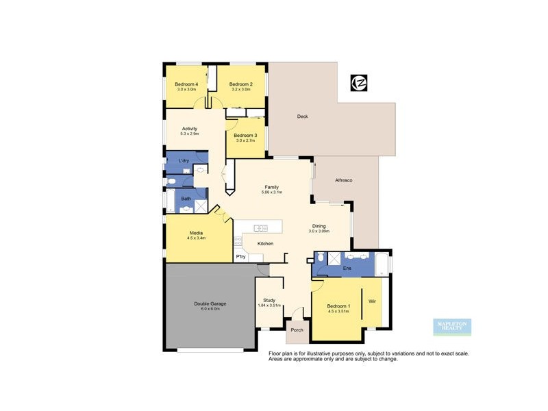 36 Petigrain Avenue, Palmwoods QLD 4555 Floorplan