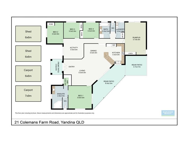 21 Colemans Farm Road, Yandina QLD 4561 Floorplan