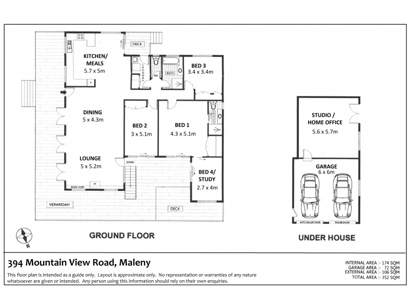 394 Mountain View Road, Maleny QLD 4552 Floorplan