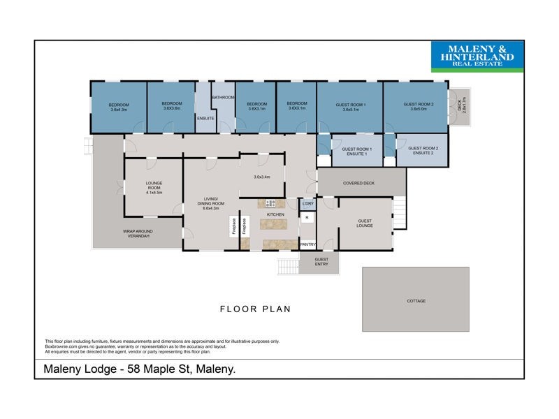 58 Maple Street, Maleny QLD 4552 Floorplan