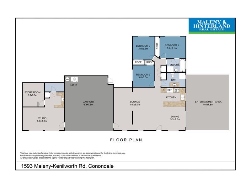 1593 Maleny Kenilworth Road, Conondale QLD 4552 Floorplan