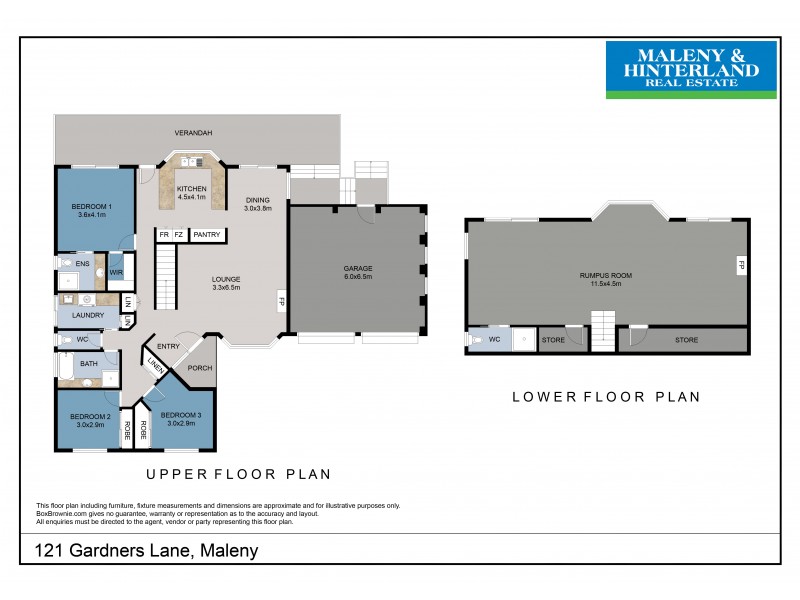 121 Gardners Lane, North Maleny QLD 4552 Floorplan