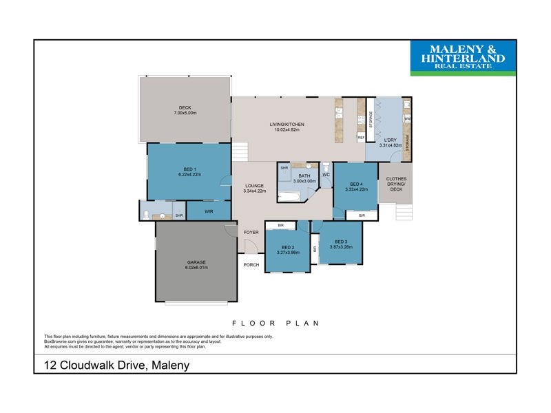 12 Cloudwalk Drive, Maleny QLD 4552 Floorplan