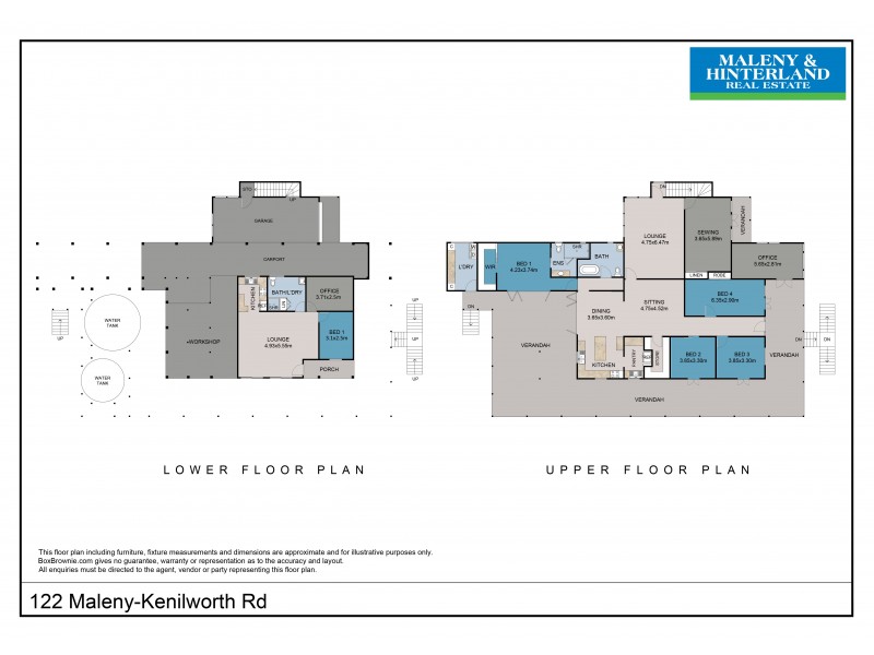 122 Maleny Kenilworth Road, Maleny QLD 4552 Floorplan