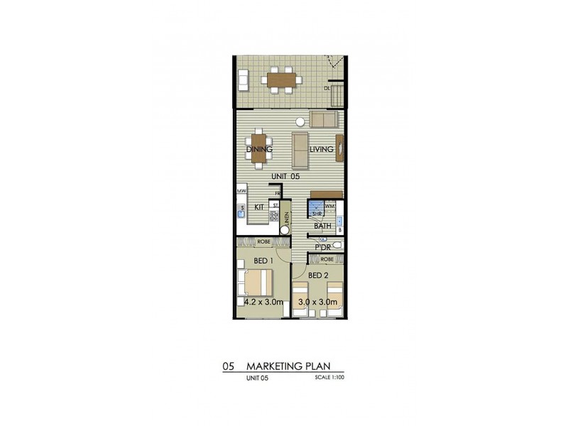 5/13 BUNYA STREET, Maleny QLD 4552 Floorplan