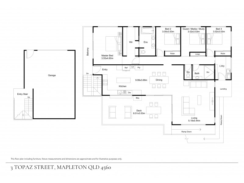 3 Topaz Street, Mapleton QLD 4560 Floorplan