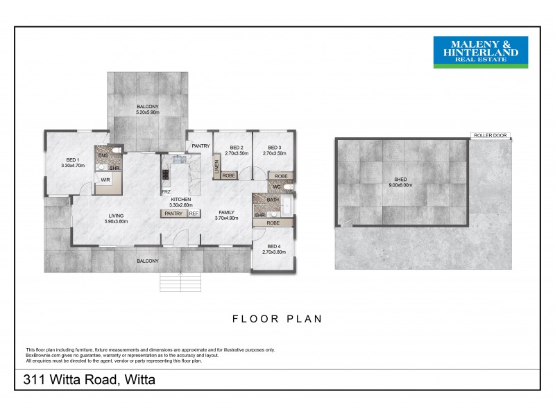 311 Witta Road, Witta QLD 4552 Floorplan