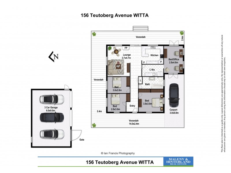 156 Teutoberg Avenue, Witta QLD 4552 Floorplan