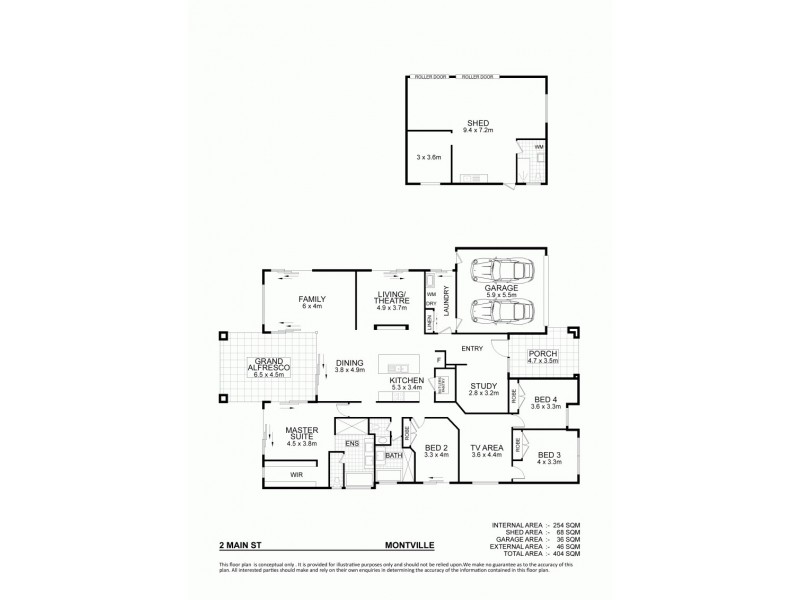 2 Main Street, Montville QLD 4560 Floorplan