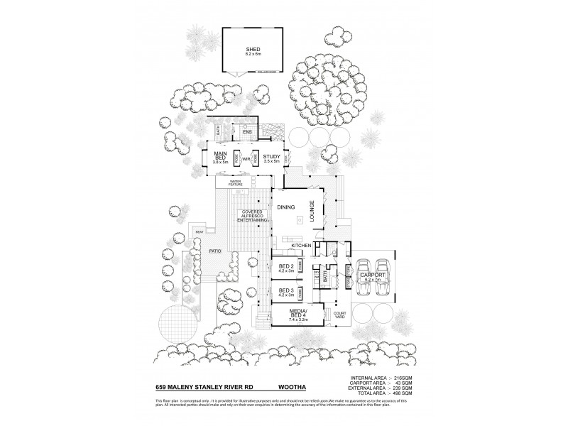 659 Maleny Stanley River Road, Wootha QLD 4552 Floorplan