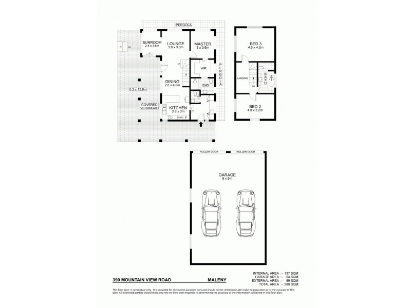 390 Mountain View Road, Maleny QLD 4552 Floorplan