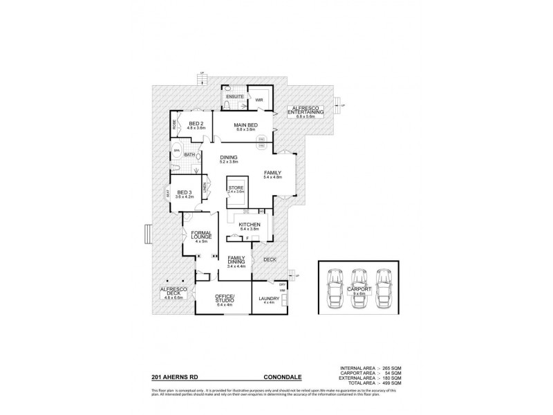 201 Aherns Road, Conondale QLD 4552 Floorplan