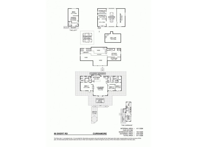 80 Ekert Road, Curramore QLD 4552 Floorplan