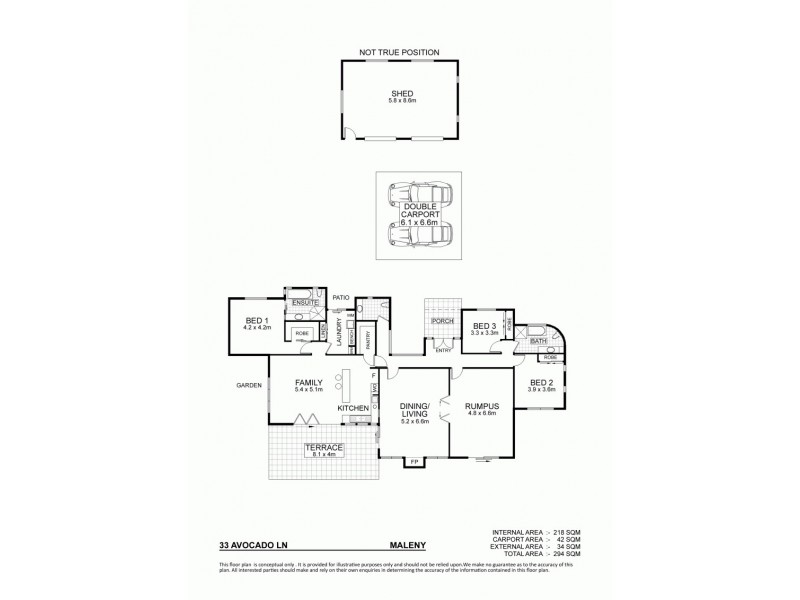 33 Avocado Lane, Maleny QLD 4552 Floorplan