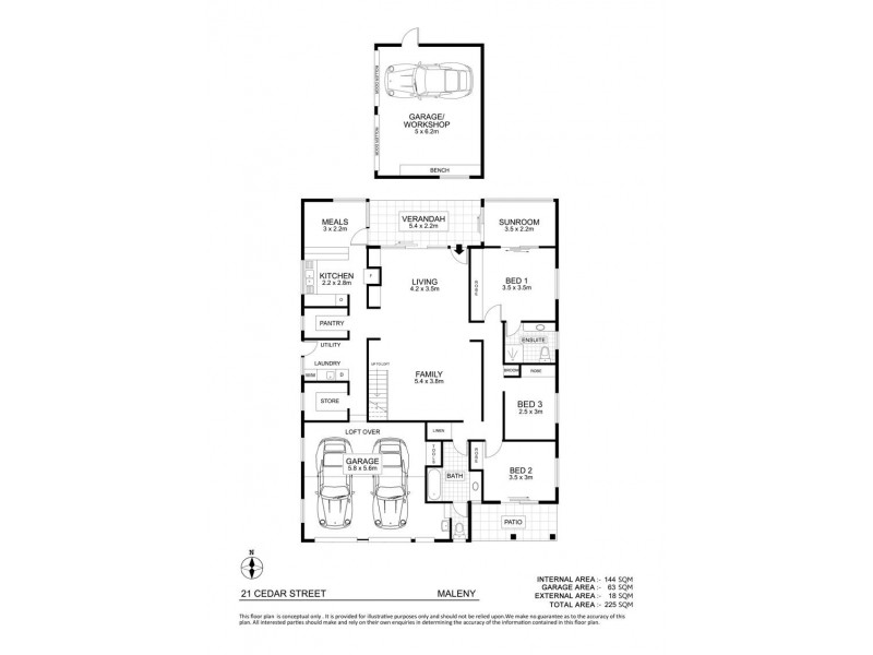 21 Cedar Street, Maleny QLD 4552 Floorplan