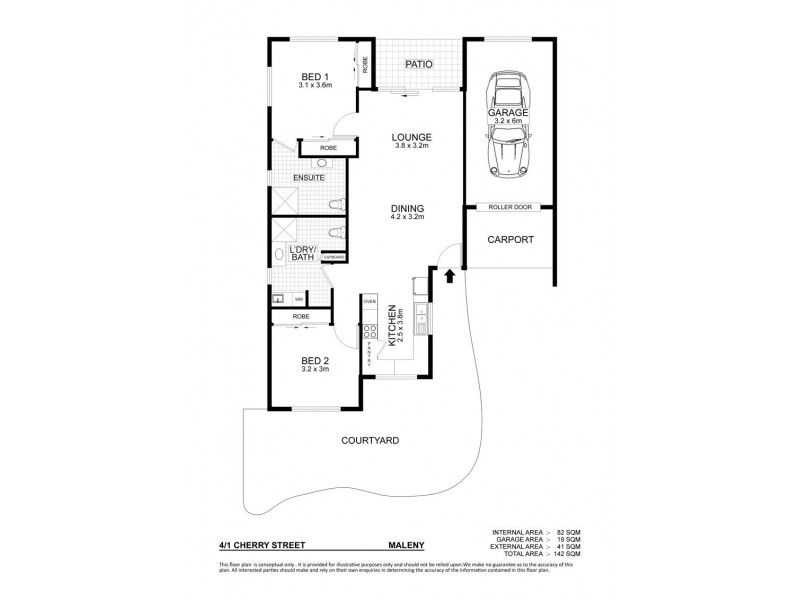 4/1 Cherry Street, Maleny QLD 4552 Floorplan