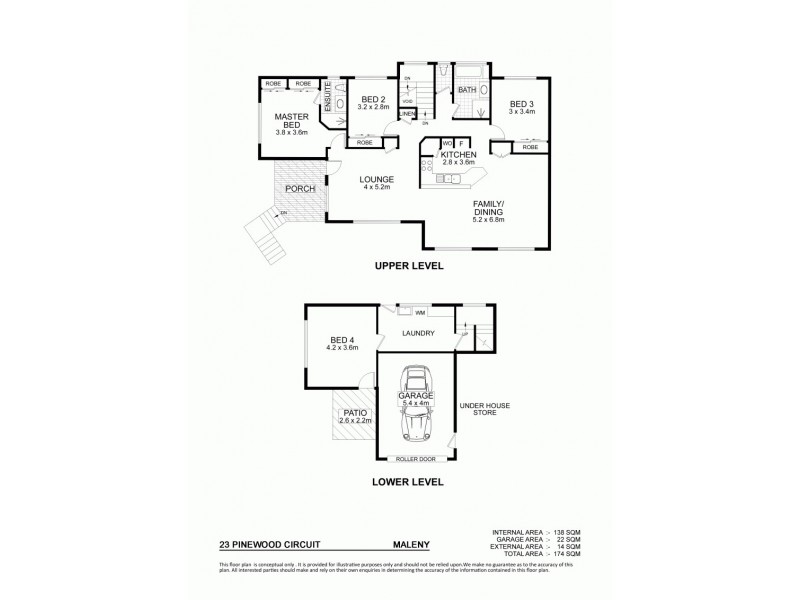 23 Pinewood Circuit, Maleny QLD 4552 Floorplan