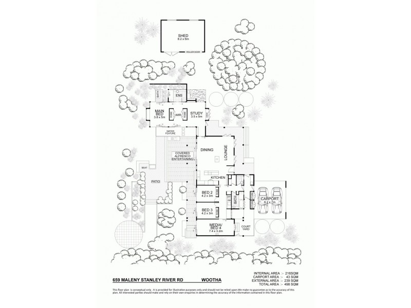 659 Maleny Stanley River Road, Wootha QLD 4552 Floorplan