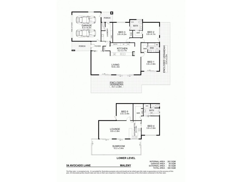 54 Avocado Lane, Maleny QLD 4552 Floorplan
