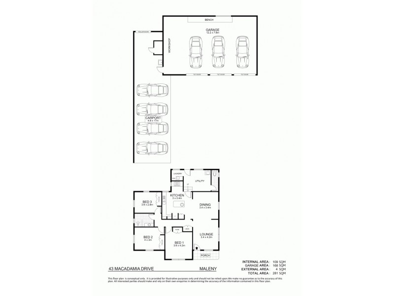43 Macadamia Drive, Maleny QLD 4552 Floorplan
