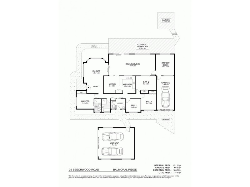 39 Beechwood Road, Balmoral Ridge QLD 4552 Floorplan