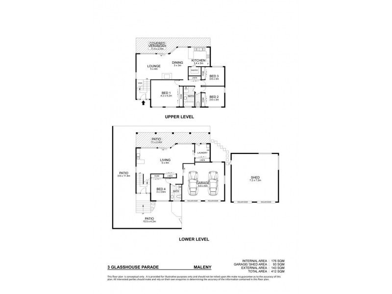 3 Glasshouse Parade, Maleny QLD 4552 Floorplan