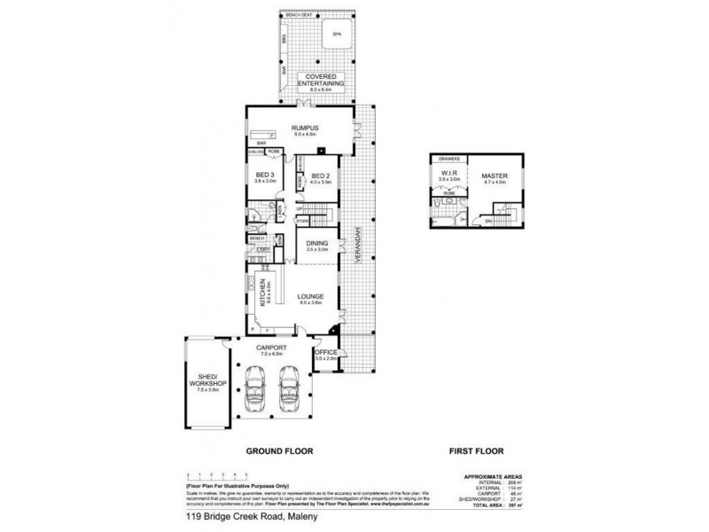 119 Bridge Creek Road, Maleny QLD 4552 Floorplan