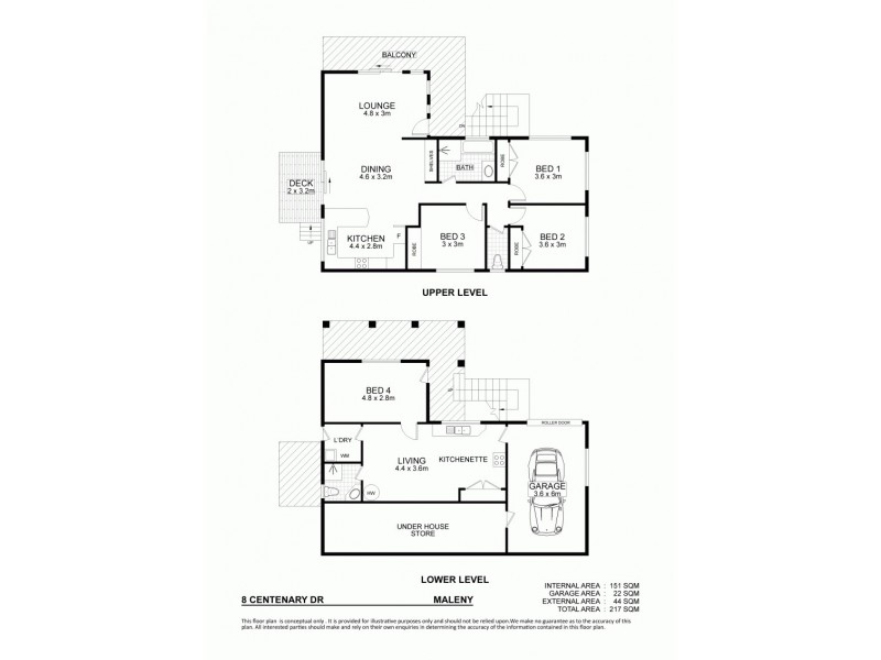 8B Centenary Drive, Maleny QLD 4552 Floorplan