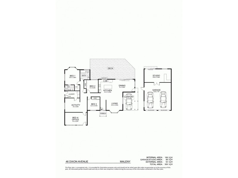 46 Dixon Avenue, Maleny QLD 4552 Floorplan