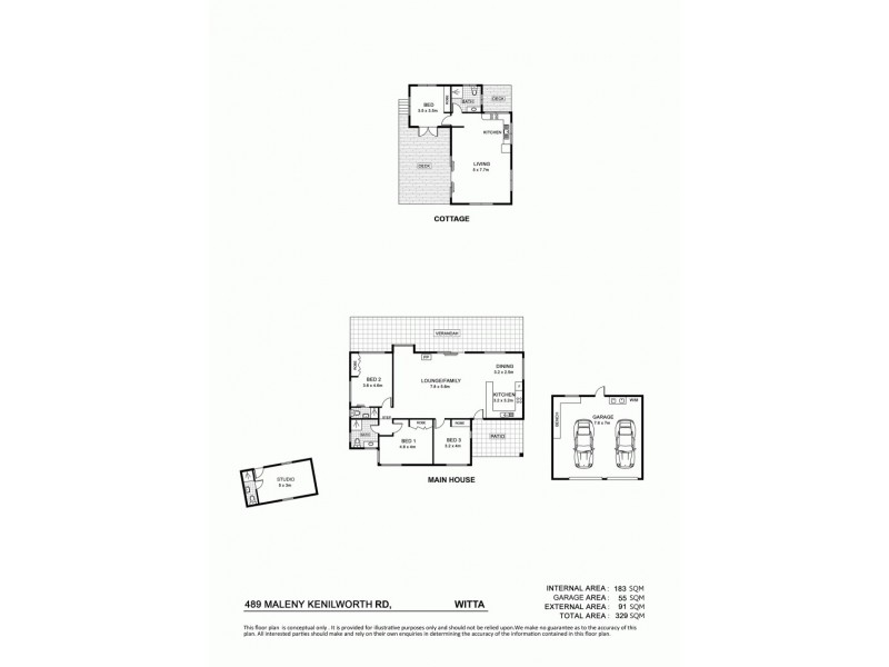 489 Maleny-Kenilworth Road, Witta QLD 4552 Floorplan