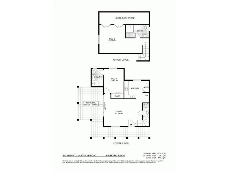 947 Maleny Montville Road, Balmoral Ridge QLD 4552 Floorplan