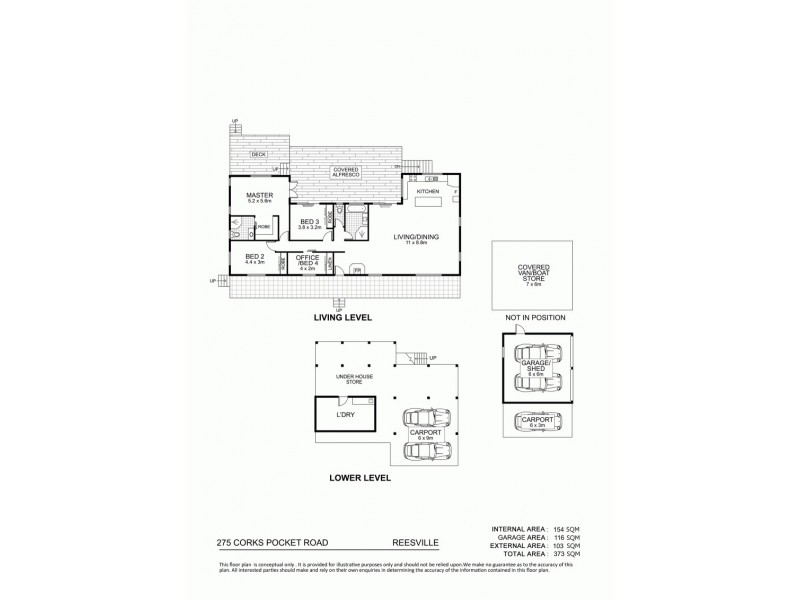 275 Corks Pocket Road, Reesville QLD 4552 Floorplan