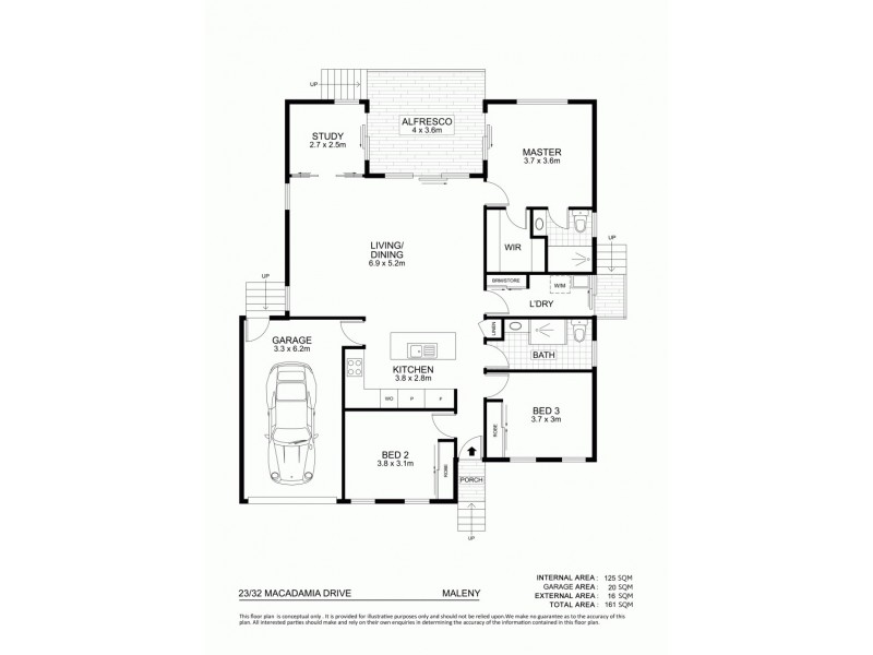 32/23 Macadamia Drive, Maleny QLD 4552 Floorplan