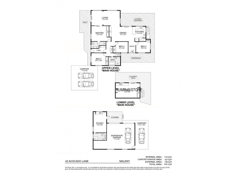 42 Avocado Lane, Maleny QLD 4552 Floorplan