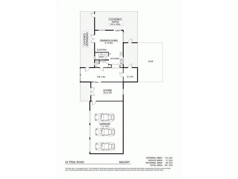 24 Trail Road, Maleny QLD 4552 Floorplan