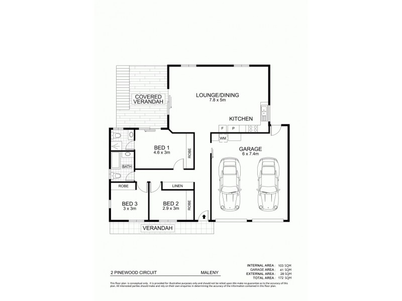 2 Pinewood Circuit, Maleny QLD 4552 Floorplan