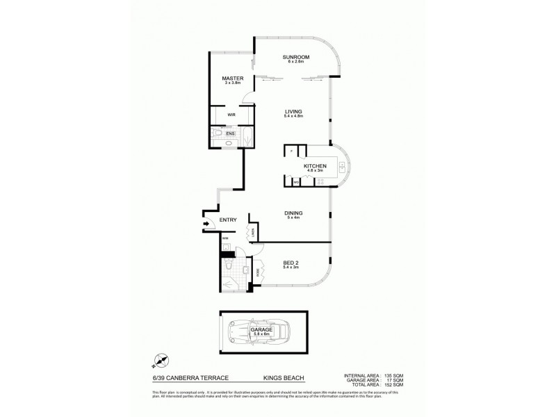 6/39 Canberra Terrace, Kings Beach QLD 4551 Floorplan