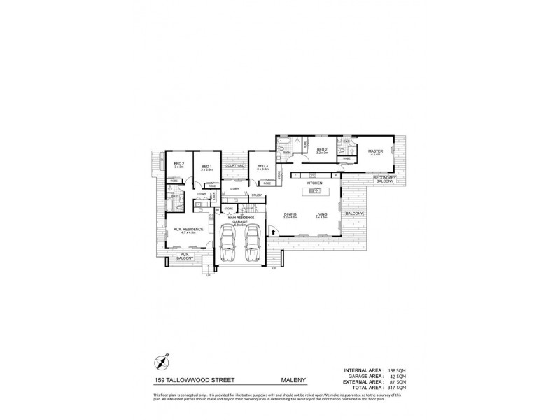 159 Tallowwood St, Maleny QLD 4552 Floorplan
