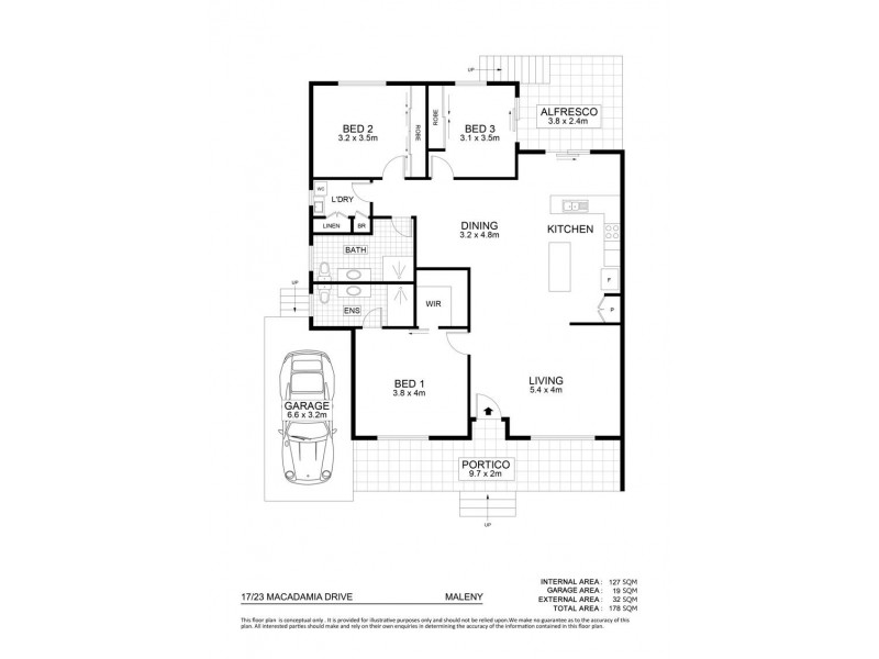 17/23 Macadamia Drive, Maleny QLD 4552 Floorplan