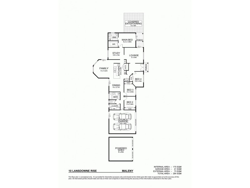 10 Lansdowne Rise, Maleny QLD 4552 Floorplan
