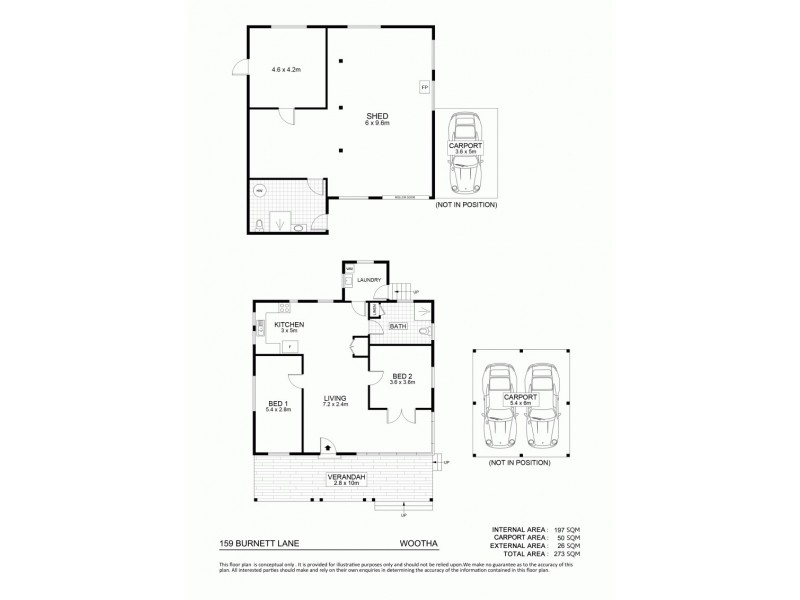 159 Burnett Lane, Wootha QLD 4552 Floorplan